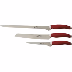 Berkel KTK3HS00SMRGB, Jeu de couteaux, Acier inoxydable, Rouge, 28 cm, 22 cm, 16 cm