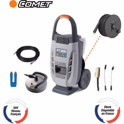 Nettoyeur Haute Pression KT 1900 Extra Blue Comet avec accesoires Description du Produit : Le nettoyeur haute pression Comet ...
