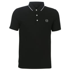 TShirt stretch col polo logo collé  -  Armani exchange