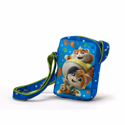Coriex T00125, Sac à bandoulière, Shoulder bag, Fermeture à glissière, Bleu, Image, 44 Cats