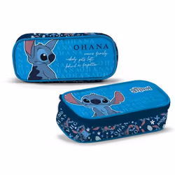 Trousse Ovale Stitch Disney - Bleu