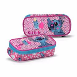 Trousse Ovale Stitch Disney - Rose