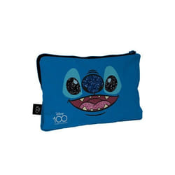 Trousse de maquillage - Disney - Stitch - 100% polyester - 215 x 145 cm - Couleur bleue
