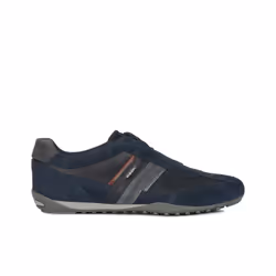 Basket Geox Wells - couleur : Navy/DK Burgundy