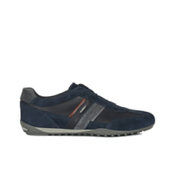 Basket Geox Wells - couleur : Navy/DK Burgundy