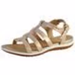 Sandales - Geox - Femme - Cuir - Beige - Talon Plat 4cm