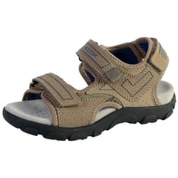 Sandales Geox Garçons J S. Strada A - Wax.Syn2+PR.DBK - LT Beige/Avio