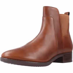 Bottine Plate Cuir Geox Felicity Smo.Lea