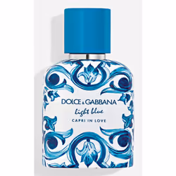 Dolce&Gabbana Light Blue Capri In Love Pour Homme, Hommes, 50 ml, Parfum liquide, Poivre noir, Figue, Patchouli
