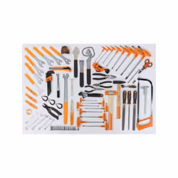 Bicycle Repair Tool Assortment 90 Pcs. 059801040 Beta 5980U/BIKE est un assortiment d'outils à main complet et polyvalent. Ce ...