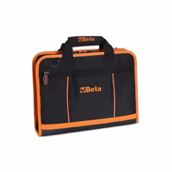 Beta 2001/BZV, Noir, Orange, Tissu, 6 pochettes, 380 mm, 290 mm, 60 mm