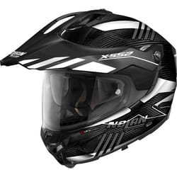 Nolan X-552 Ultra Carbon Wingsuit N-Com Casque, noir-blanc, taille XL pour Hommes