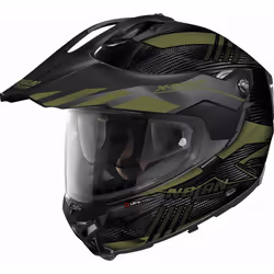 Nolan X-552 Ultra Carbon Wingsuit N-Com Casque, noir-vert, taille S pour Hommes