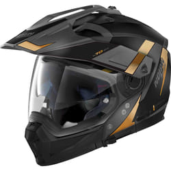 Nolan N70-2 X 06 Skyfall N-Com Casque, noir-or, taille XS pour Hommes