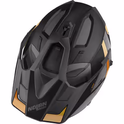 Nolan N70-2 X 06 Skyfall N-Com Casque, noir-or, taille XS pour Hommes