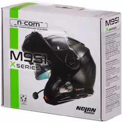 Nolan N-Com M951 X Système de communication Bluetooth Single Set, noir
