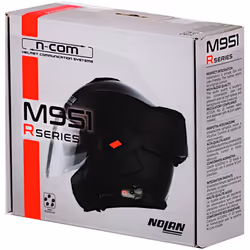 Nolan N-Com M951 R Système de communication Bluetooth Ensemble unique, noir pour Hommes