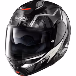 Nolan X-1005 Ultra Carbon Sandglas N-Com Casque, noir-blanc, taille 2XL pour Hommes