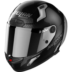 Nolan X-804 RS Ultra Carbon Silver Edition Casque, noir-argent, taille XL pour Hommes