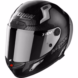 Nolan X-804 RS Ultra Carbon Silver Edition Casque, noir-argent, taille XL pour Hommes