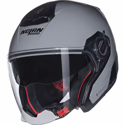 Nolan N40-5 06 Classico N-Com Casque jet, gris, taille M pour Hommes