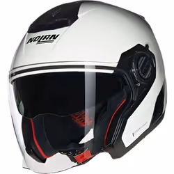 Nolan N40-5 06 Classico N-Com Casque jet, blanc, taille S pour Hommes