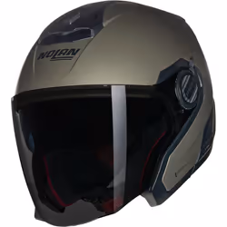 Nolan N40-5 06 Classico Nobile N-Com Casque jet, brun, taille 2XL pour Hommes