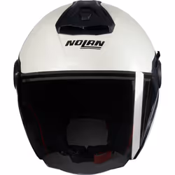 Nolan N40-5 06 Classico Nobile N-Com Casque jet, blanc, taille 2XL pour Hommes