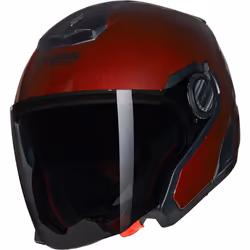 Nolan N40-5 06 Classico Nobile N-Com Casque jet, rouge, taille M pour Hommes