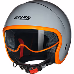Nolan N21 06 Ocio Casque jet, gris-orange, taille XS pour Hommes