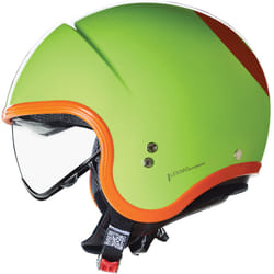 Nolan N21 06 Ocio Casque jet, vert-orange, taille S pour Hommes