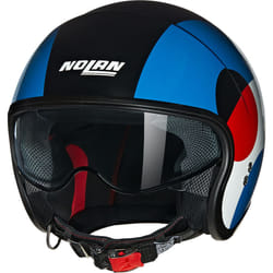 Nolan N21 06 Bicromo Casque jet, noir-rouge-bleu, taille M pour Hommes