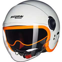 Nolan N21 Visor 06 Ocio Casque jet, orange-argent, taille M pour Hommes