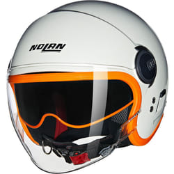 Nolan N21 Visor 06 Ocio Casque jet, orange-argent, taille L pour Hommes
