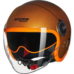 Nolan N21 Visor 06 Ocio Casque jet, orange-brun-beige, taille XS pour Hommes