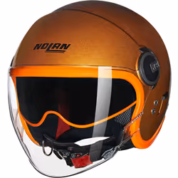 Nolan N21 Visor 06 Ocio Casque jet, orange-brun-beige, taille XS pour Hommes