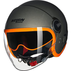 Nolan N21 Visor 06 Ocio Casque jet, orange-brun, taille XS pour Hommes