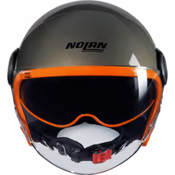 Nolan N21 Visor 06 Ocio Casque jet, orange-brun, taille S pour Hommes
