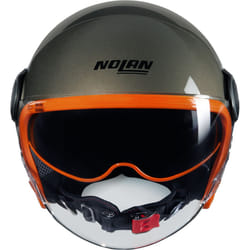 Nolan N21 Visor 06 Ocio Casque jet, orange-brun, taille S pour Hommes