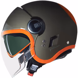 Nolan N21 Visor 06 Ocio Casque jet, orange-brun, taille M pour Hommes