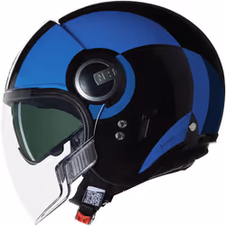 Nolan N21 Visor 06 Bicromo Casque jet, noir-bleu, taille XL pour Hommes