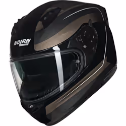 Nolan N60-6 Ermetico Casque, noir-brun, taille S pour Hommes
