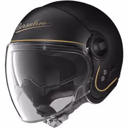 Nolan N21 Visor 06 Borsalino Casque jet, noir-or, taille S pour Hommes
