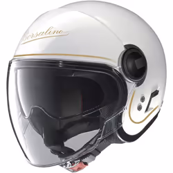 Nolan N21 Visor 06 Borsalino Casque jet, blanc-or, taille XL pour Hommes