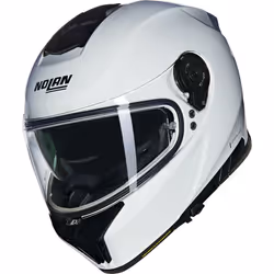 Nolan N80-8 Classico N-Com Casque, blanc, taille XL pour Hommes