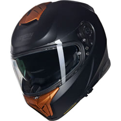 Nolan N80-8 Classico Nobile N-Com Casque, noir-brun-beige, taille XS pour Hommes