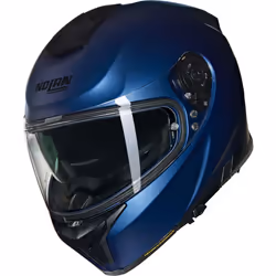 Nolan N80-8 Classico Nobile N-Com Casque, bleu, taille S pour Hommes