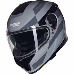 Nolan N80-8 Alfiere N-Com Casque, noir-gris, taille XL pour Hommes