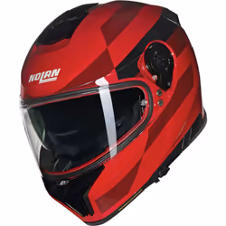 Nolan N80-8 Alfiere N-Com Casque, noir-rouge, taille M pour Hommes
