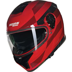 Nolan N80-8 Alfiere N-Com Casque, noir-rouge, taille XL pour Hommes